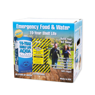 Mayday 10 Year Vegan Food and Water Kit