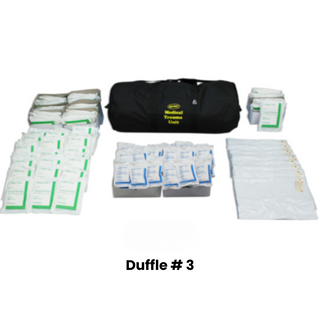 500 Person Multi-person Trauma Medical Unit (3 Duffle bags included)