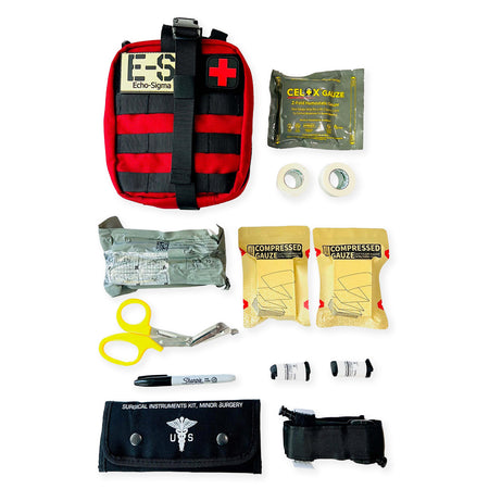 Tactical Trauma Kit | Hand-Packed in U.S. | Echo-Sigma