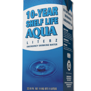 10-Year Shelf Life Aqua Literz 1 (12-Pack)