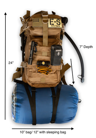 Echo-Sigma Campout Survival Bag - The Ultimate Outdoor Weekend Bag