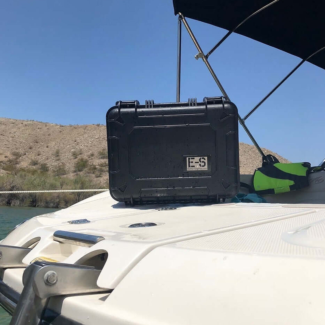 floating tackle box Echo-Sigma Emergency Floating Boat Box