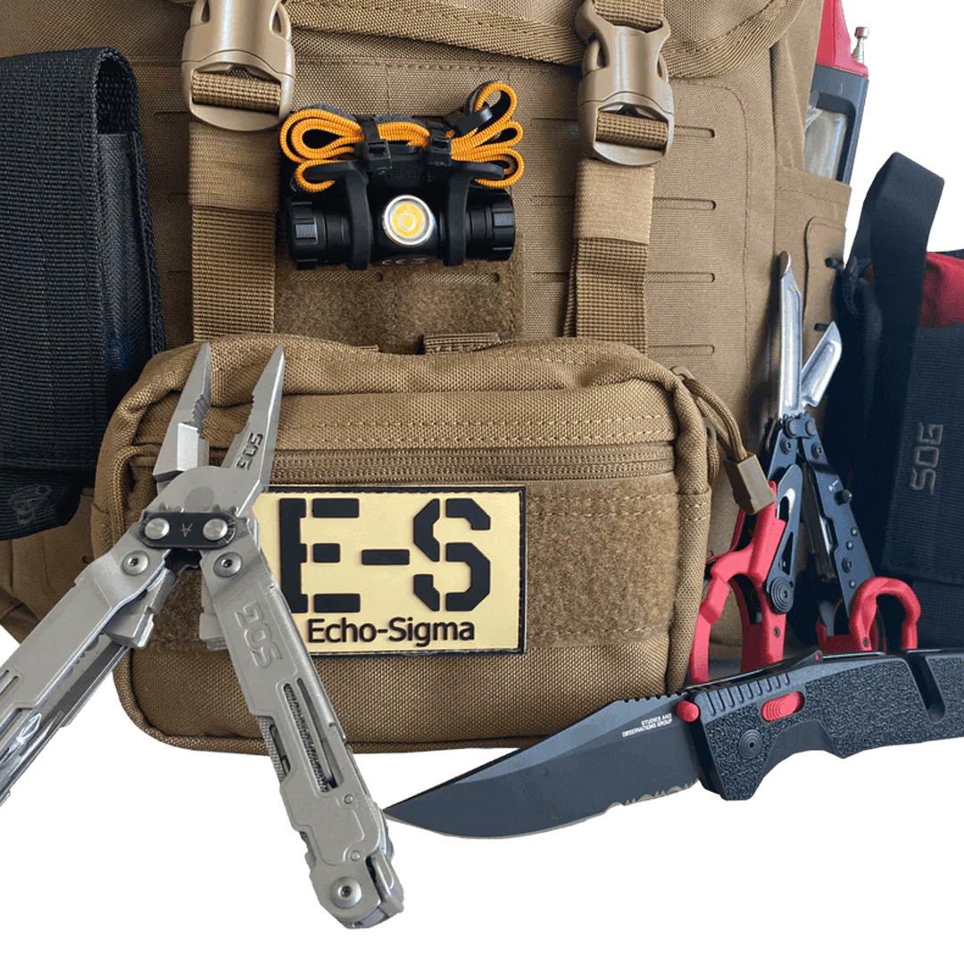 Echo-Sigma Rucksack + Tech Survival Bag - Emergency Kit