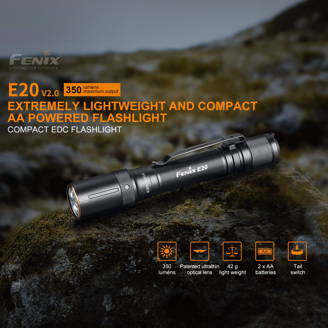 fenix e41 flashlight Fenix E20 V2.0 AA Flashlight