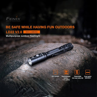 Fenix LD22 2.0 Edition 800 Lumen Handheld Tactical Flashlight