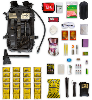 contents of Get home bag Sog