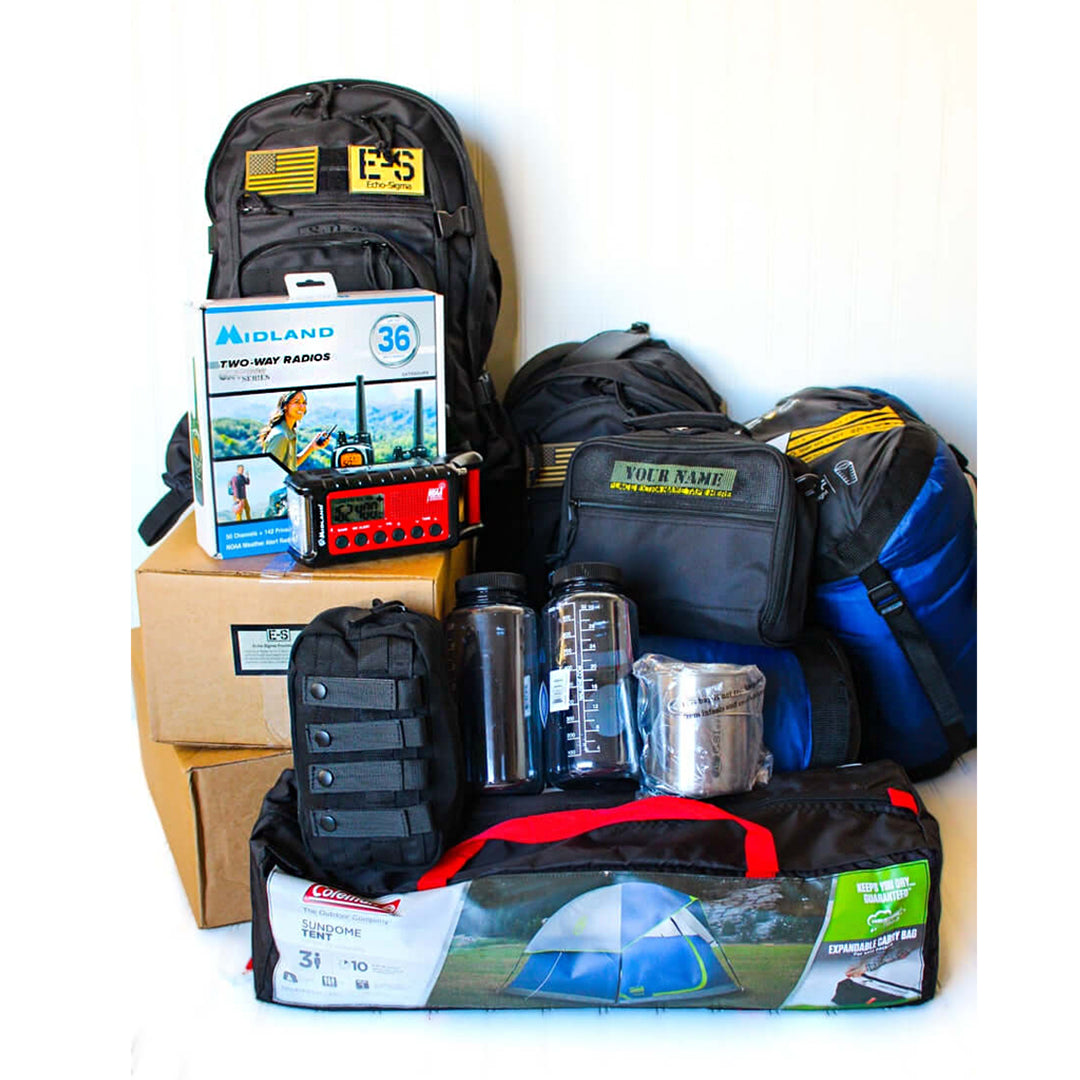 Earthquake Bag Packed by Hand in the US Echo-Sigma