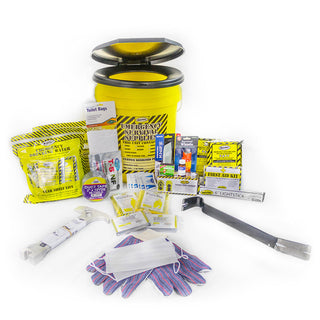 Deluxe Emergency Honey Bucket Kits -2 Person Kit