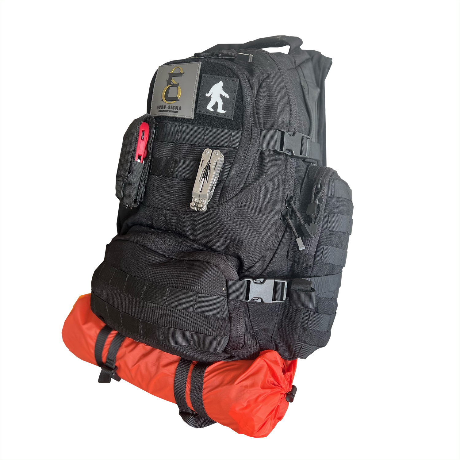 Black Urban Warrior Backpack