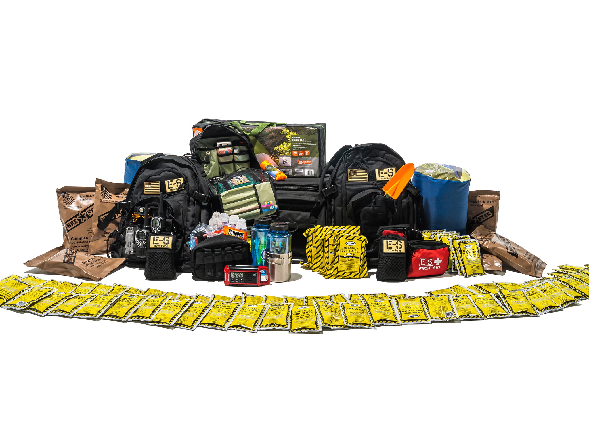 Get Home Bag - 72 Hour Bug Out Bag Complete Emergency Kit for Sale - Echo-Sigma Compact Survival Kit