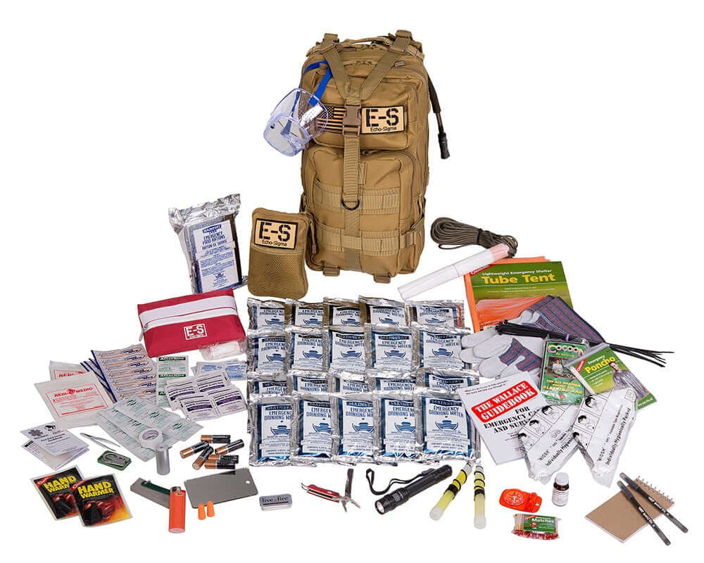 Ready 2 Go Bag Compact Emergency Kit for All Disasters (Earthquakes,  Hurricanes, Wildfires + More)