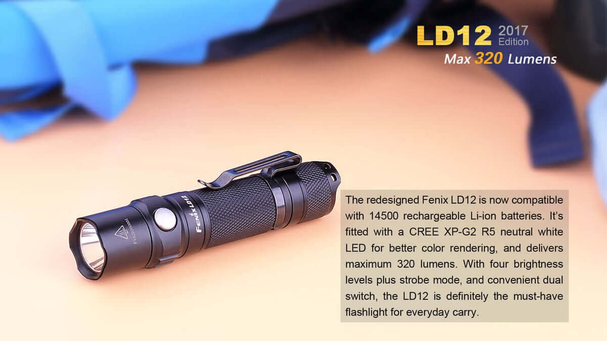 Fenix LD12 2017 Edition 320 Lumen Flashlight