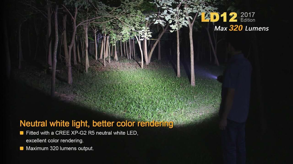 Fenix LD12 2017 Edition 320 Lumen Flashlight