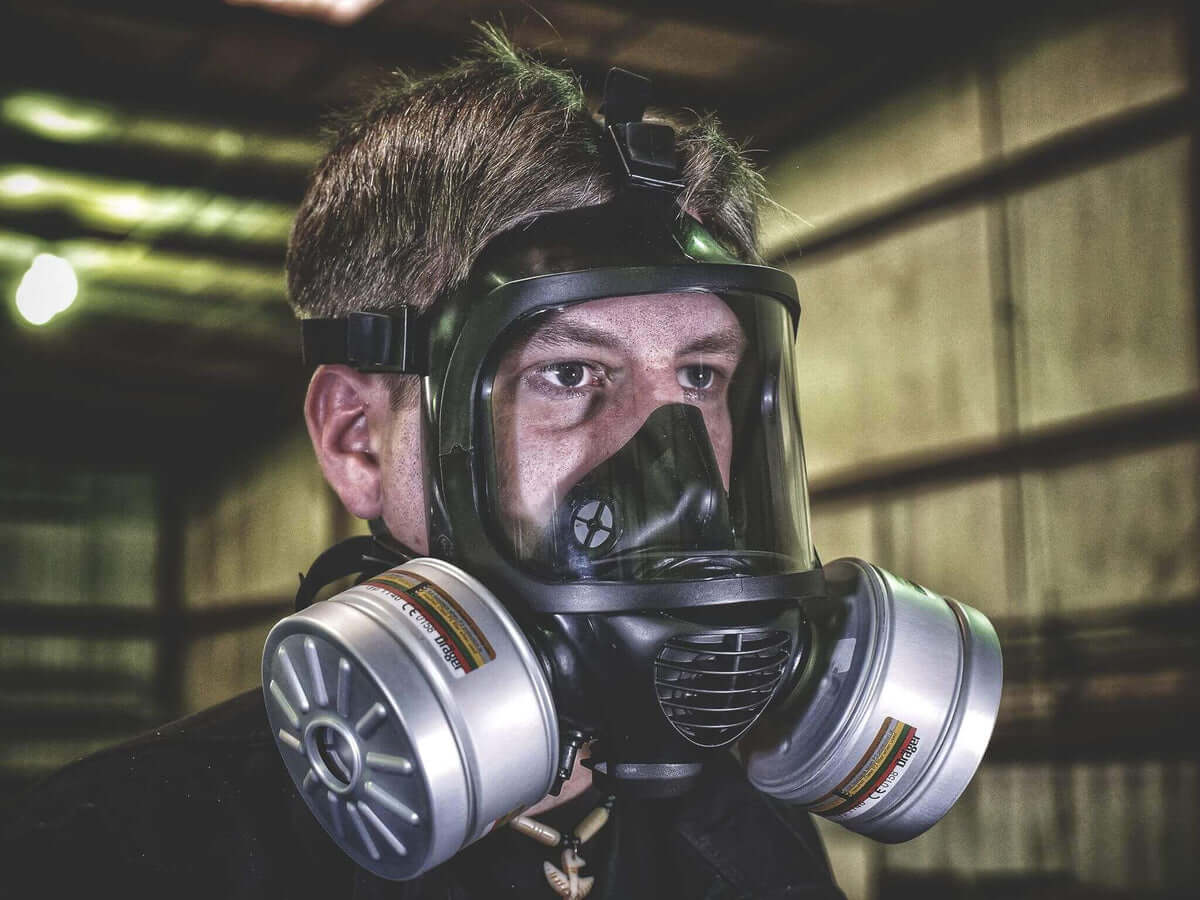 Mira Gas Mask, Full Face, Rugged and Durable