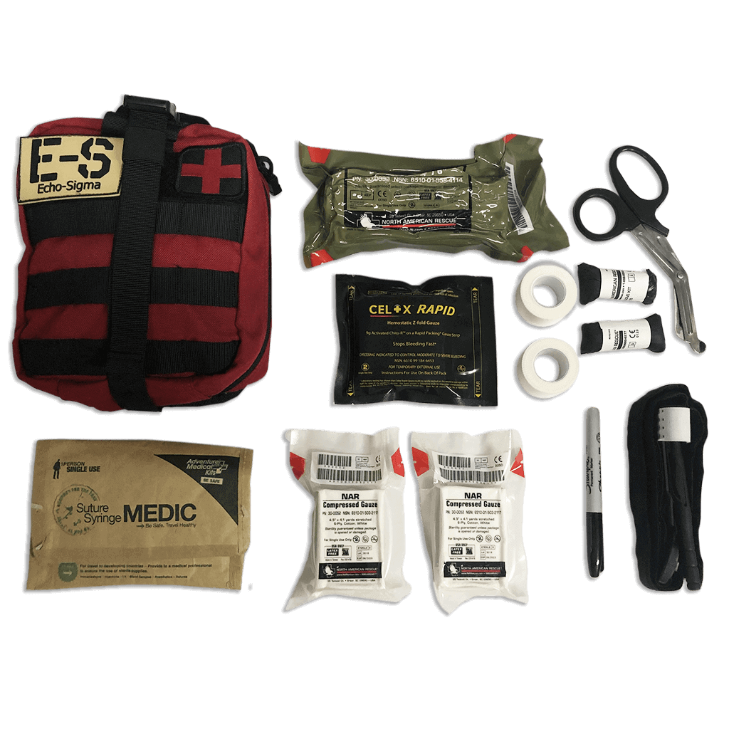 Echo-Sigma Zombie Survival Kit with Trauma Supplies