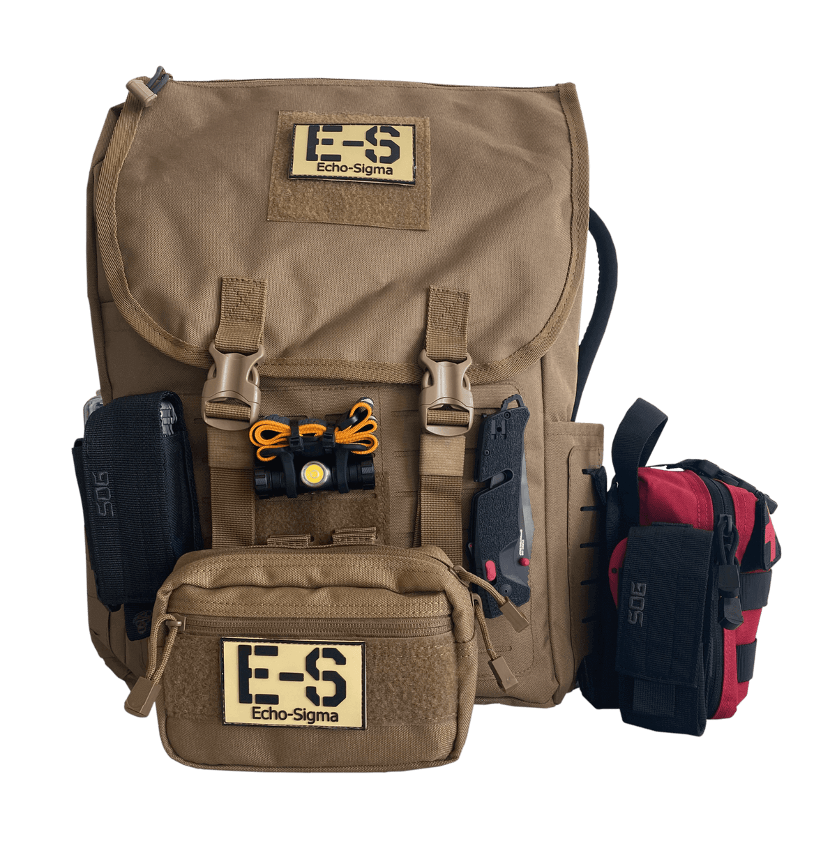 Echo-Sigma Rucksack + Tech Survival Bag