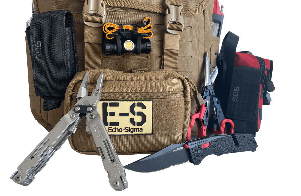 Echo-Sigma Rucksack + Tech Survival Bag